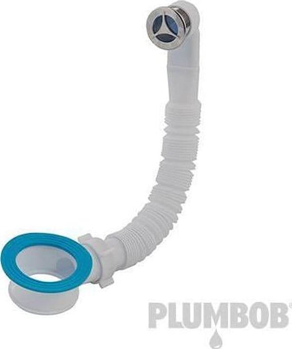 Scarico per Vasca da Bagno Anti Trabocco, Uscita Scarico 27mm Plumbob