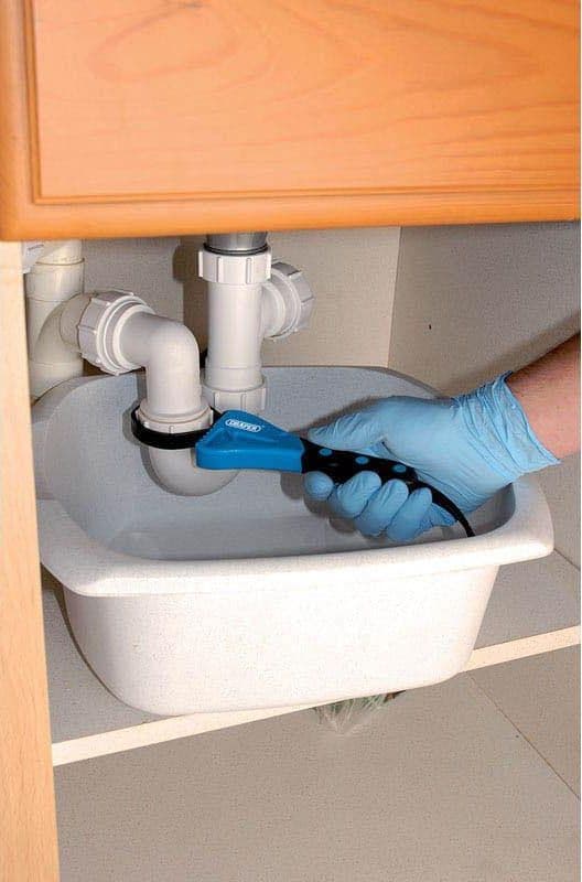 Set di Due chiavi a Nastro per Allentare Filtri Tubi in Plastica Sanitari Tappi Draper tools
