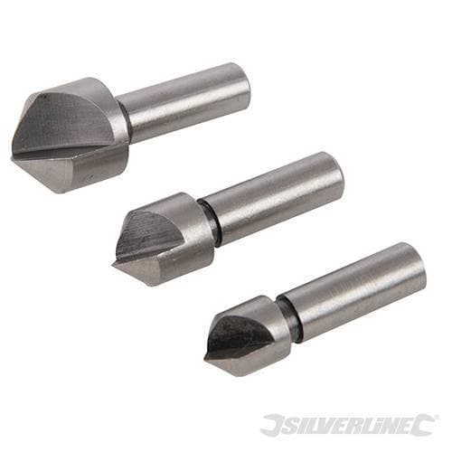 Set accecatoi HSS in acciaio 3 pezzi Silverline