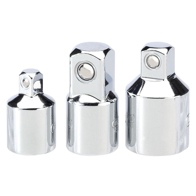 Set di adattatori 3 pezzi in acciaio cromo meccanica Draper - 3