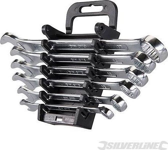 Set chiavi Silverline combinate 6 pezzi da 8 a 17 mm in acciaio Prezzo Silverline