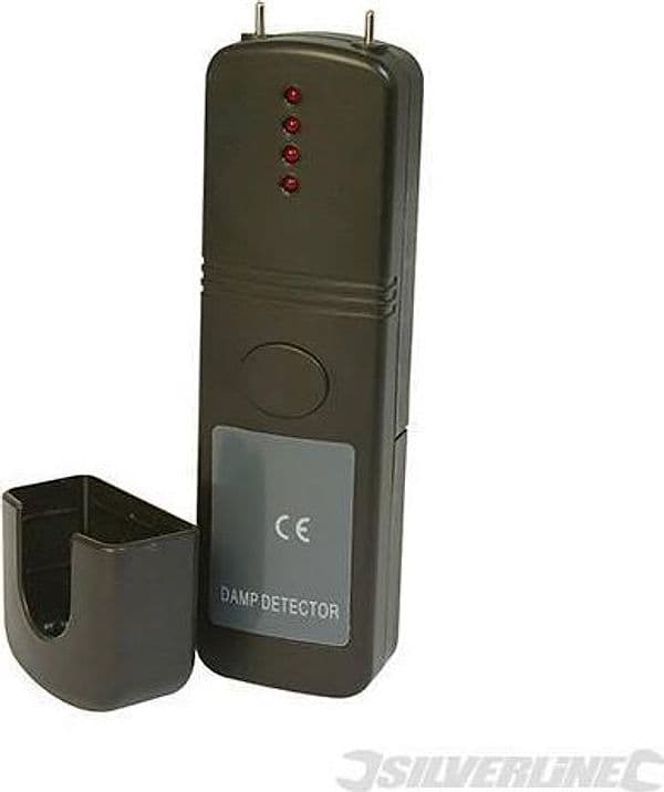 Rilevatore di umidità 1 batteria 9 V legno intonaco muratura Silverline