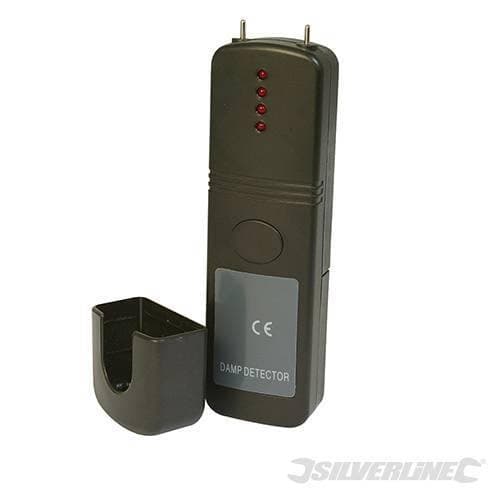 Rilevatore di umidità 1 batteria 9 V legno intonaco muratura Silverline