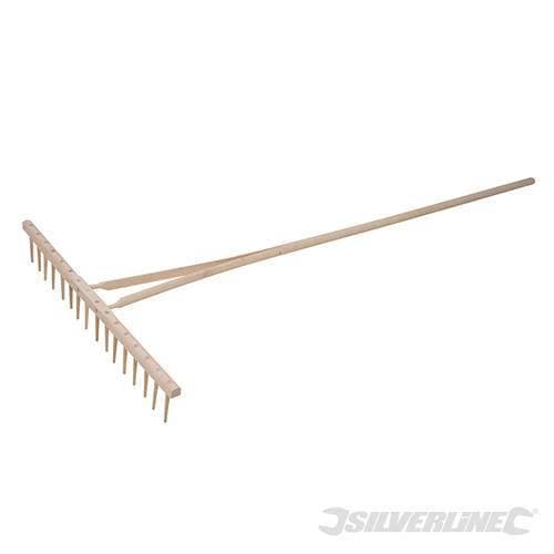 Rastrello da fieno per paglia fieno erba 1700 mm Silverline