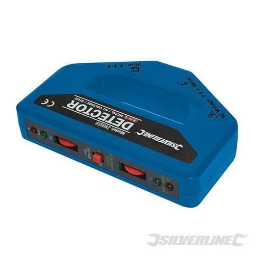 Rilevatore manuale 3 in 1 metalli legno travi cavi preciso 1 x 9V (PP3) Silverline