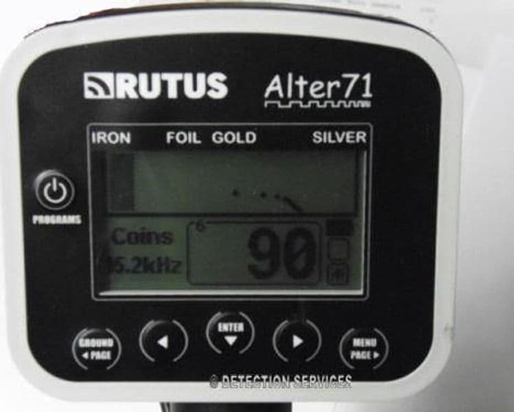 Rutus Alter 71 Metal Detector Professionale cercametalli oro e preziosi Rutus