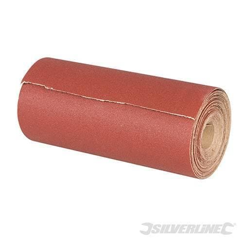 Rotolo di carta abrasiva in ossido di alluminio per levigatrici a palmo a mano 50m prezzo Silverline