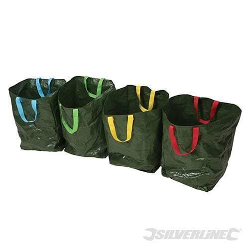 Sacchetti per riciclaggio generale colorati cuciture doppie 4 p.zi Silverline