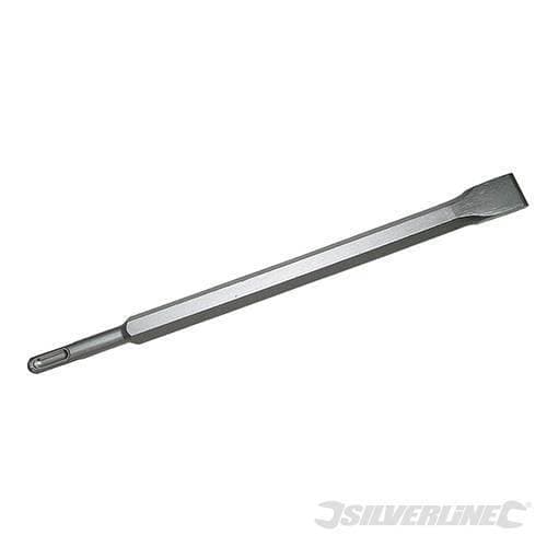 Scalpello Piano in metallo forgiato in acciaio temprato SDS con finitura silverline