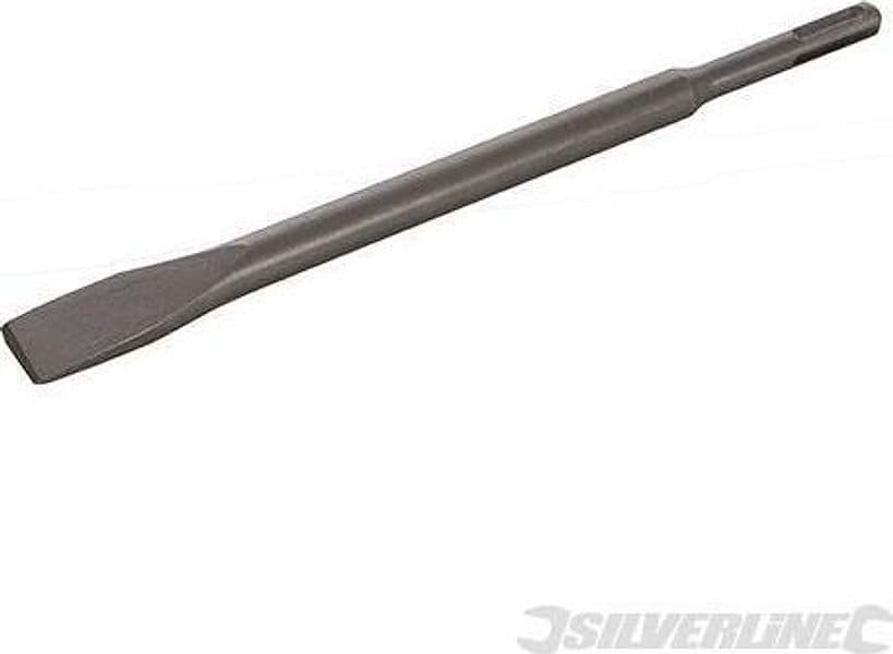 Scalpello SDS Plus in acciaio temprato con finitura gambo tondo silverline offerta Silverline