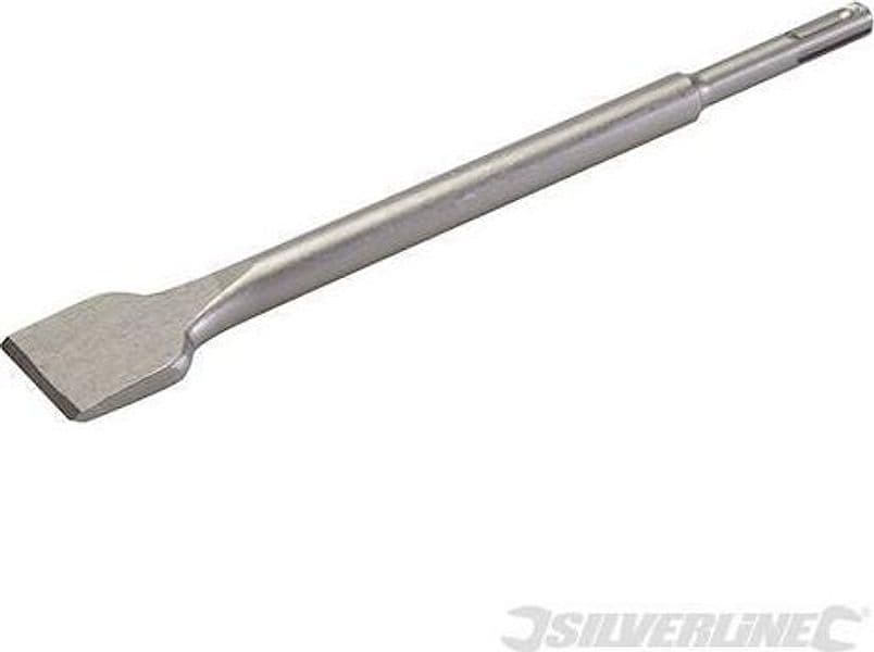 Scalpello SDS Plus in acciaio temprato con finitura gambo tondo silverline offerta Silverline