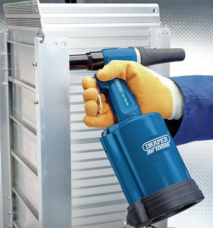 Rivettatrice professionale per officine ad aria compressa, ottima per lattonieri e cartongessisti Eternal Brico