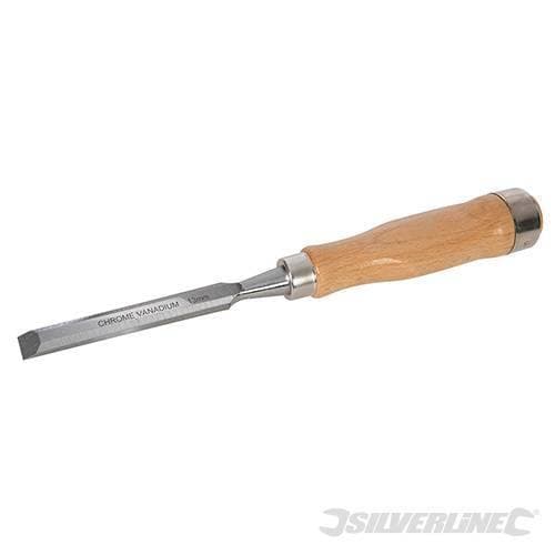 Scalpelli in acciaio cromato e impugnatura in legno Silverline Silverline
