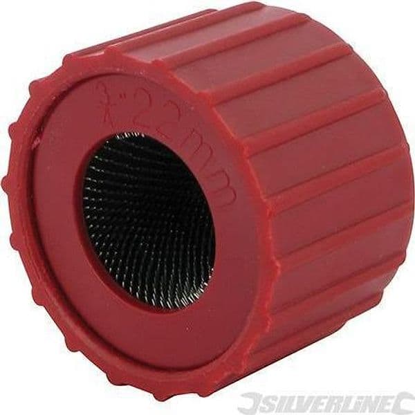 Raschiatore pulisci tubi diametro 15 e 22mm spazzola raschia tubo in acciaio - 3