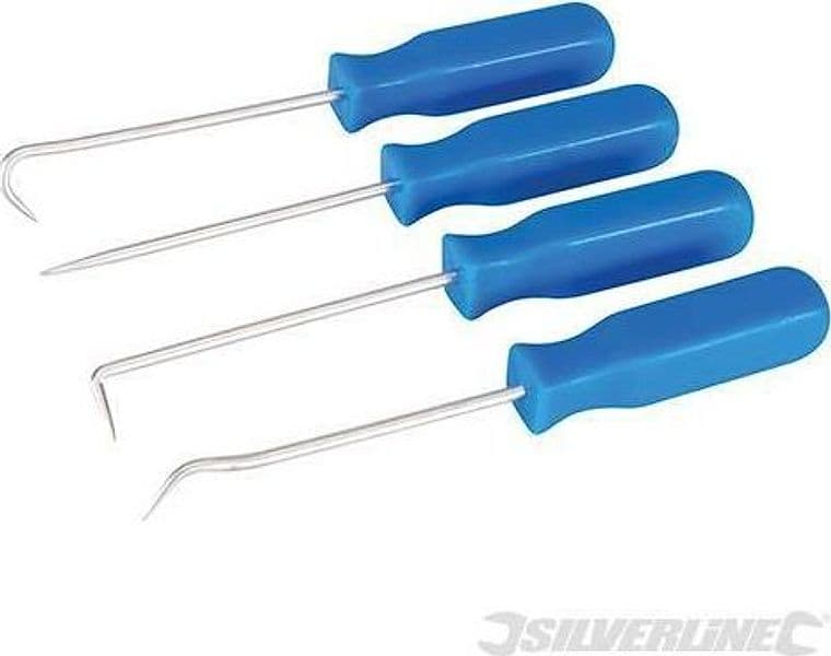 Punteruolo set punteruoli 4 pezzi struttura in acciaio manico in plastica Prezzo