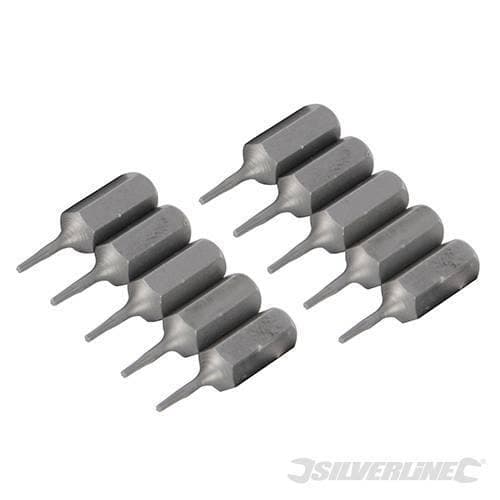 Punte in acciaio cromo vanadio con codolo esagonale 1/4 a taglio - PH - PZ - esagonale - T Silverline