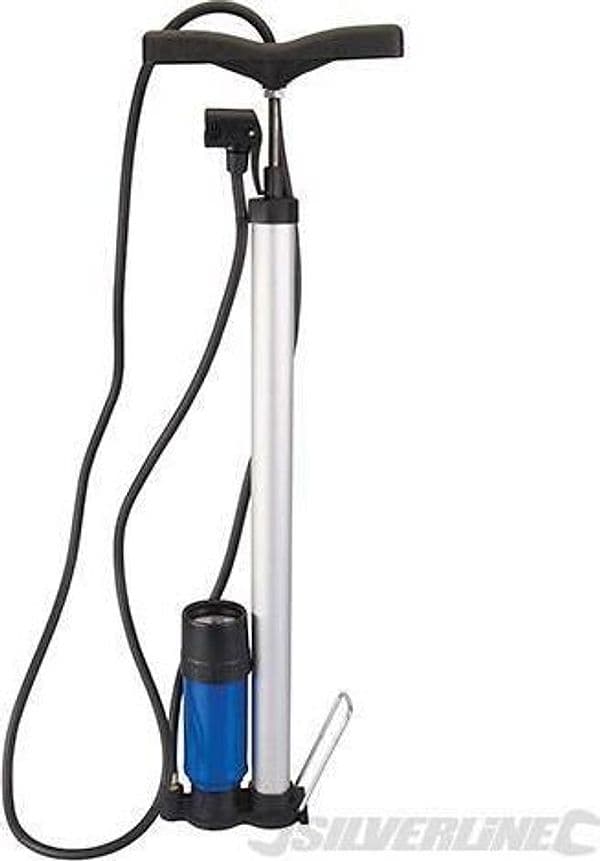 Pompa gonfiatore per gommoni pneumatici gomme Silverline Originale