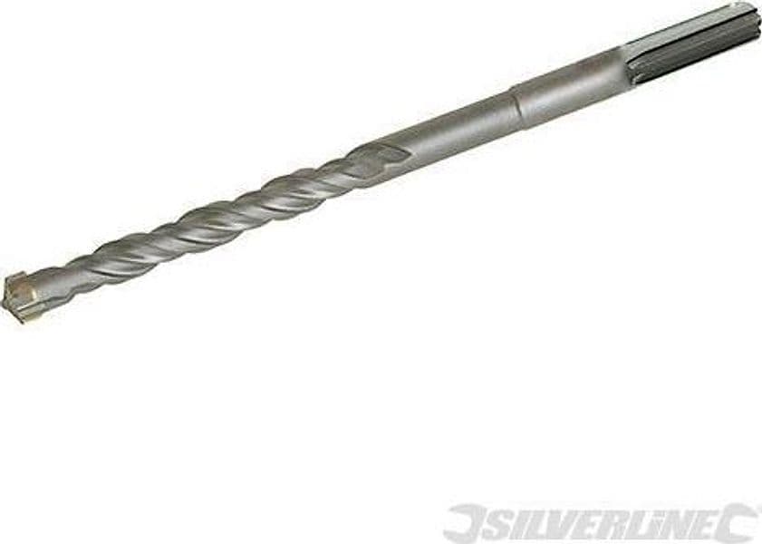 Punte con testa a croce SDS Max in carburo di tungsteno Silverline Silverline