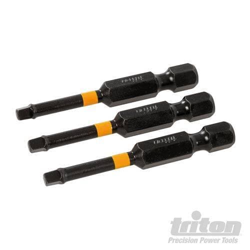 Punte da impatto a taglio per cacciavite avvitatori elettrici trapani 3pz Triton Triton