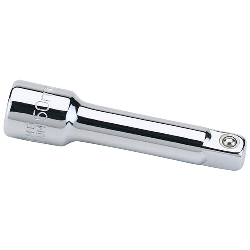 Prolunga per chiave a cricchetto estensione 1/4 acciaio cromo 50/75/150mm Draper Draper tools