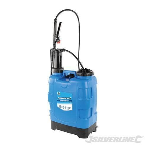 Pompa irrigatore spruzzatore a zaino con kit di ricambi 20 litri Silverline