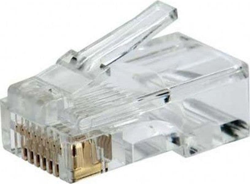 PLUG MODULARI PASSO 4/4 6/4 BLISTER 10 PZ Accessori Telefonia ELECTRALINE