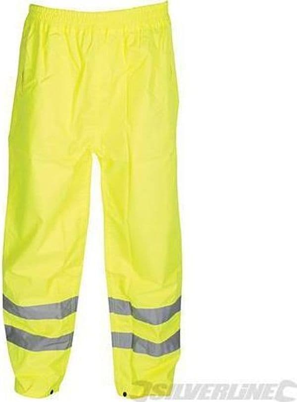 Pantaloni alta visibilità catarifrangenti Classe 1 Silverline Silverline