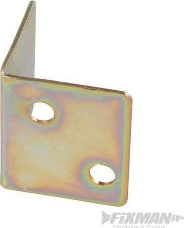 Piastre angolari per il fissaggio per scaffali magazzino 10 pezzi Fixman
