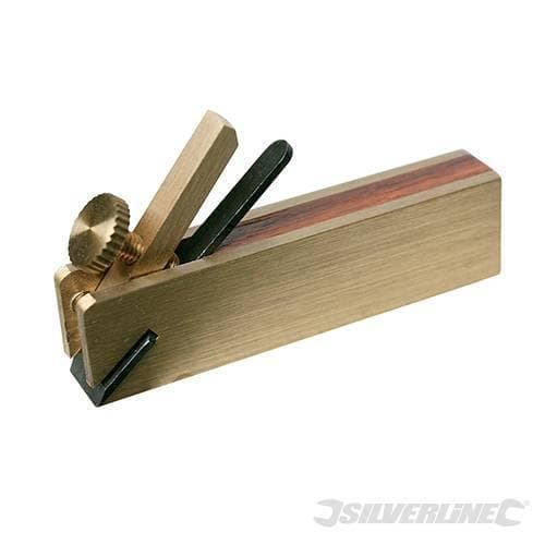 Pialla a mano 72 mm in ottone e legno lama anteriore Silverline