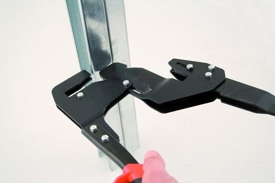 Pinza foro punzonatrice 1mm EDMA per alluminio profili cartongesso professionale Edma