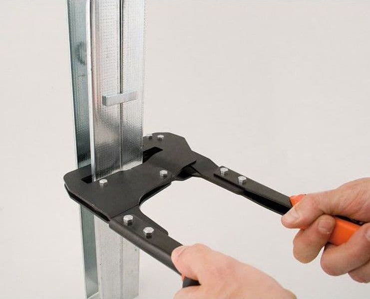 Pinza foro punzonatrice 1mm EDMA per alluminio profili cartongesso professionale Edma