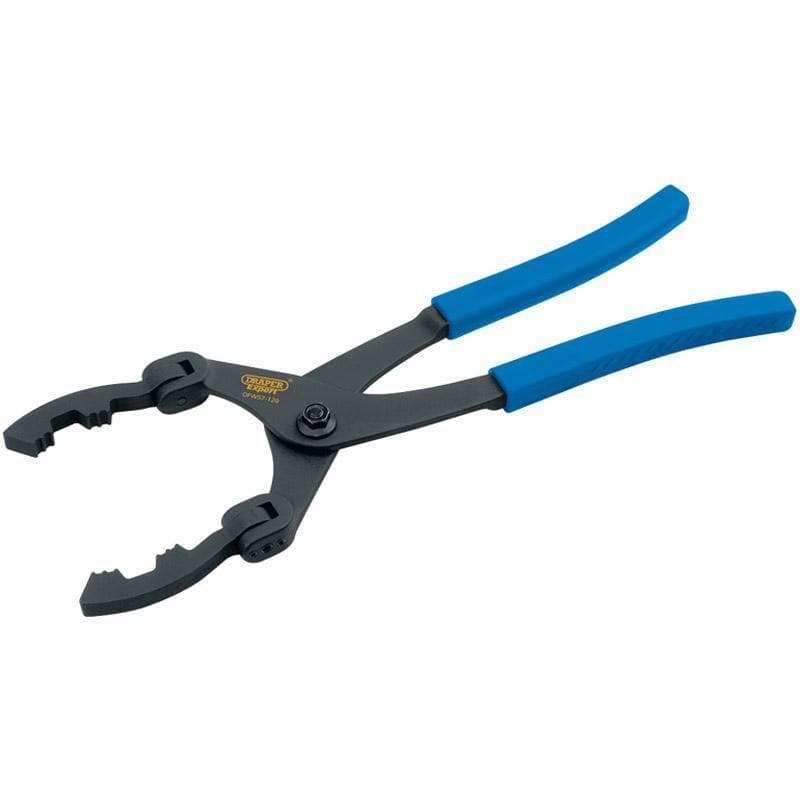 Pinza per Filtri Olio e Carburante 57-120mm con Punte Snodabili 45°- 90° Draper