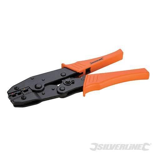 Pinza spelacavi Expert cricchetto isolamento elettricista cavi 220 mm Silverline