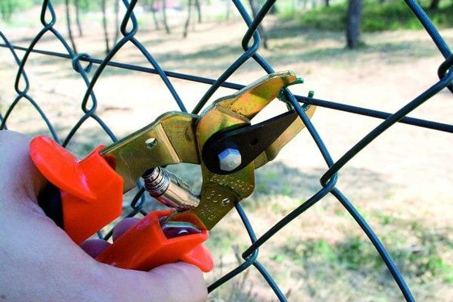 Pinza crea anelli per reti giardinaggio pinza piega filo con manieglie ergonomiche Professionale EDMA edma