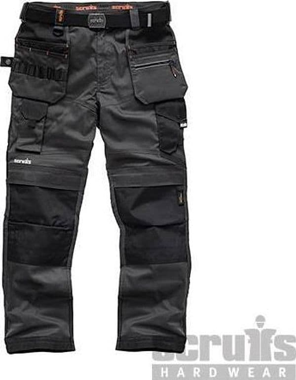 Pantaloni da lavoro pro con fondina multi tasche piu cintura regolabile Scruffs - 28