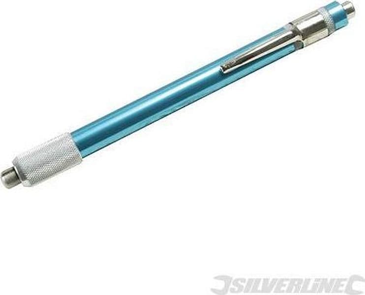 Penna diamantata con Punta per affilatura lame coltelli 80 mm Silverline