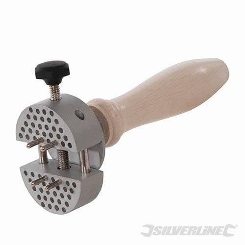 Mini morsa per artigianato con manico rimovibile 21 mm Silverline
