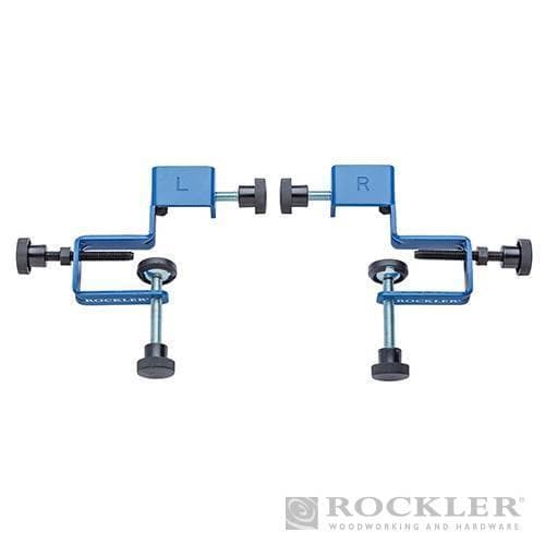 Morsetto guida con fermi di foratura per tavole frontali di cassetti Rockler