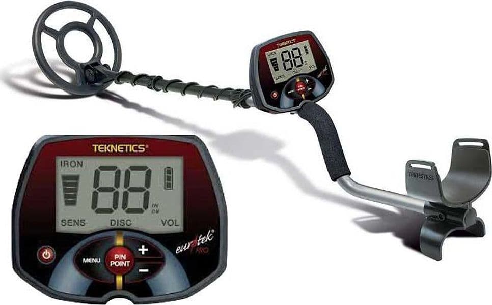 Metal detector Teknetics Eurotek Pro 8" ricerca Oro Monete Metalli Argento Teknetics