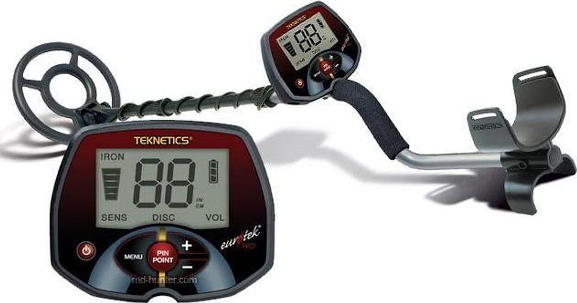 Metal detector Teknetics Eurotek Pro 8" ricerca Oro Monete Metalli Argento Teknetics