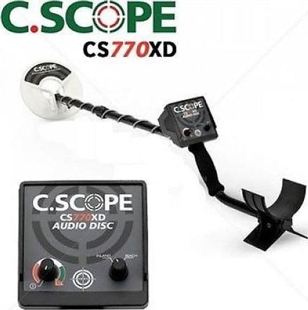 Metal Detector CScope CS770XD ricerca Oro Argento Monete metalli CScope C.Scope