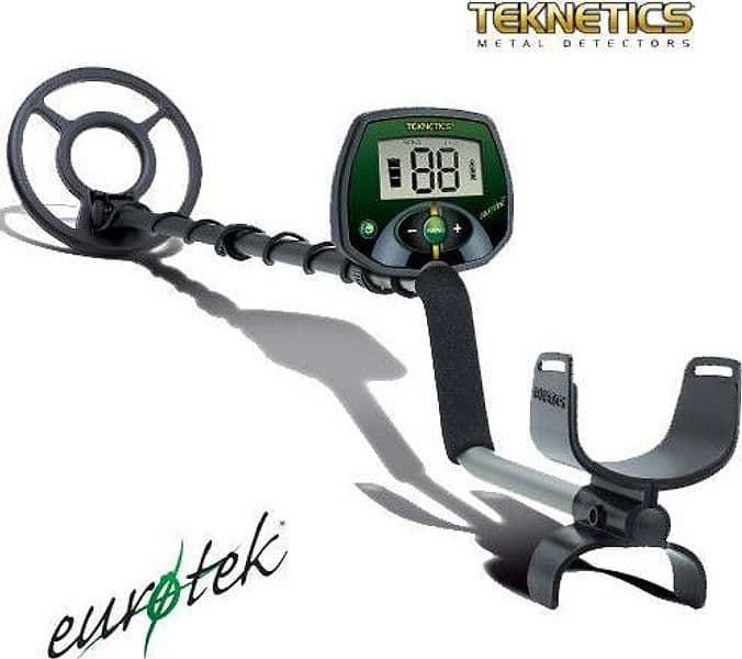 Metal detector Teknetics Eurotek 8" ricerca Ferro Monete Metalli Argento Teknetics