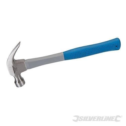 Martello Silverline carpentiere testa in acciaio copertura in gomma 450 g Offerta
