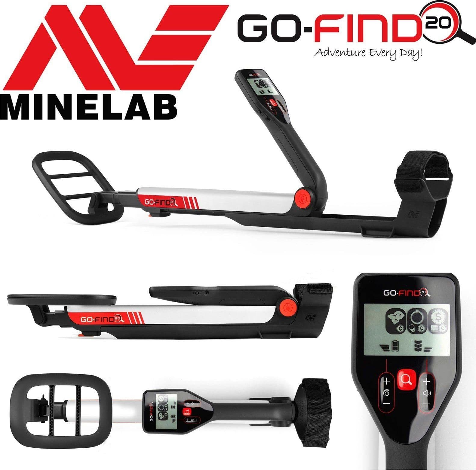 Metal detector go-find 20 per ricerca oro metalli monete Minelab go find 20 Minelab