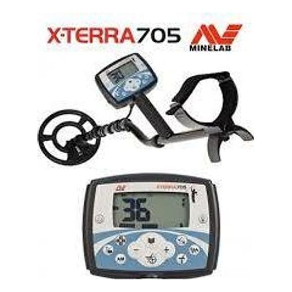 Metal detector x-terra 705 + accessori per ricerca oro metalli monete Gold detector Minelab  x terra 705 minelab