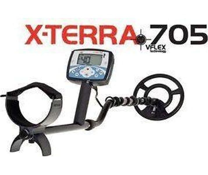 Metal detector x-terra 705 + accessori per ricerca oro metalli monete Gold detector Minelab  x terra 705 minelab