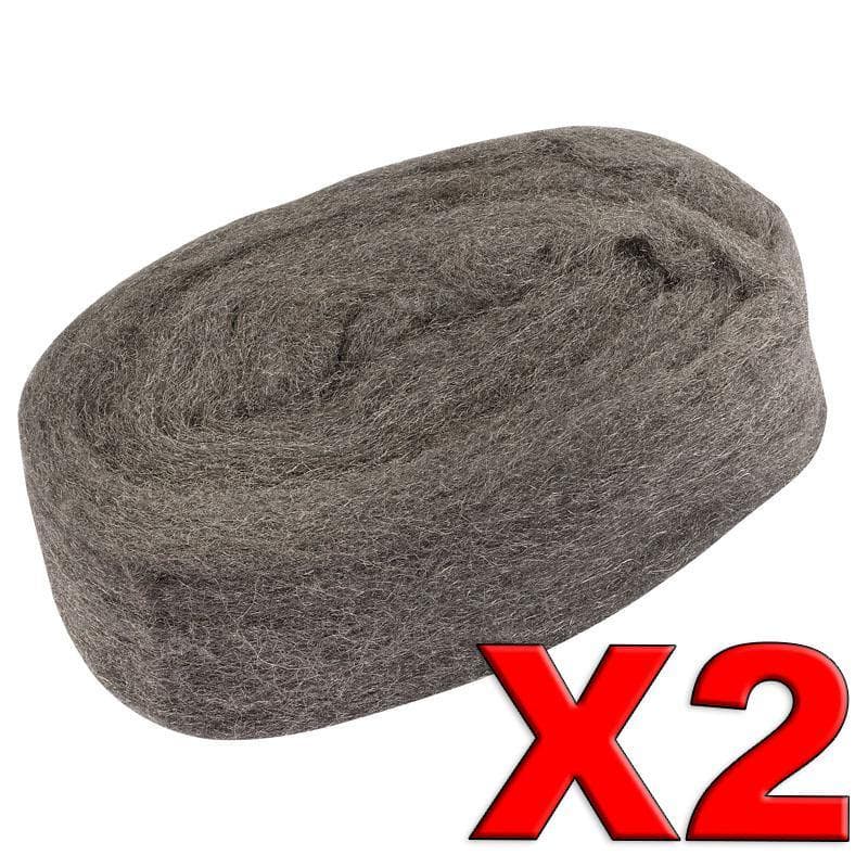 Lana d'acciaio grana 00 fine x2 pacchi Draper Draper tools