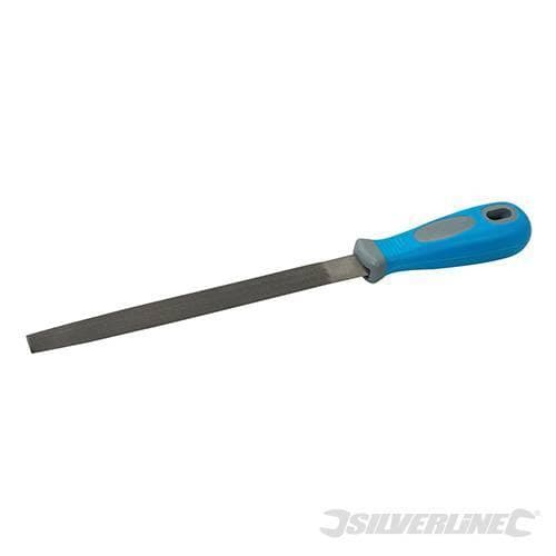 Lima spatola piatta punta semisferica doppio taglio 250 mm originale Silverline Silverline