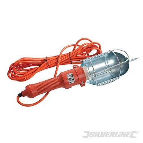 Lampada Torcia Luce da lavoro con protezione in acciaio 60W Silverline Originale