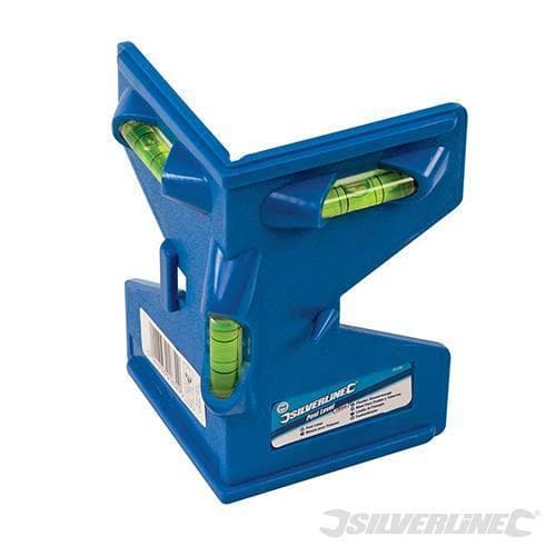 Livella angolare a 3 bolle 135 mm per pali di recinzioni Prezzo Silverline